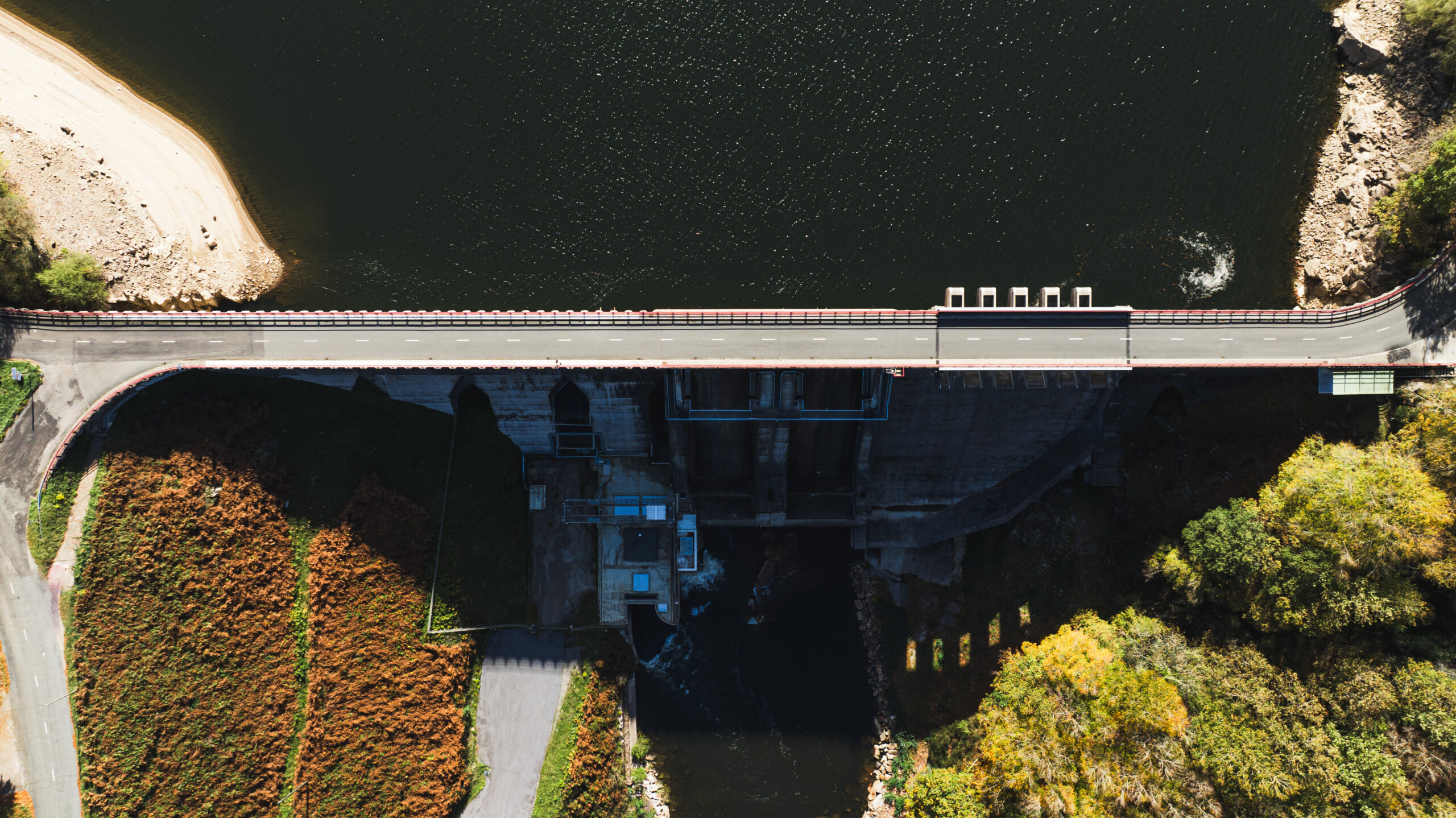 CGT SNPI - Vue aérienne barrage EDF