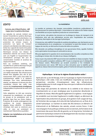 Capture écran lettre information administrateurs EDF