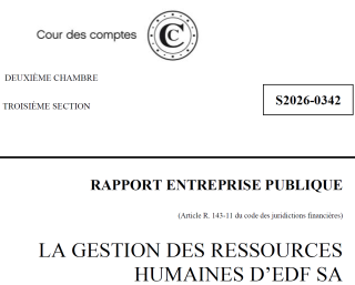 Rapport cour des comptes RH IEG capture écran