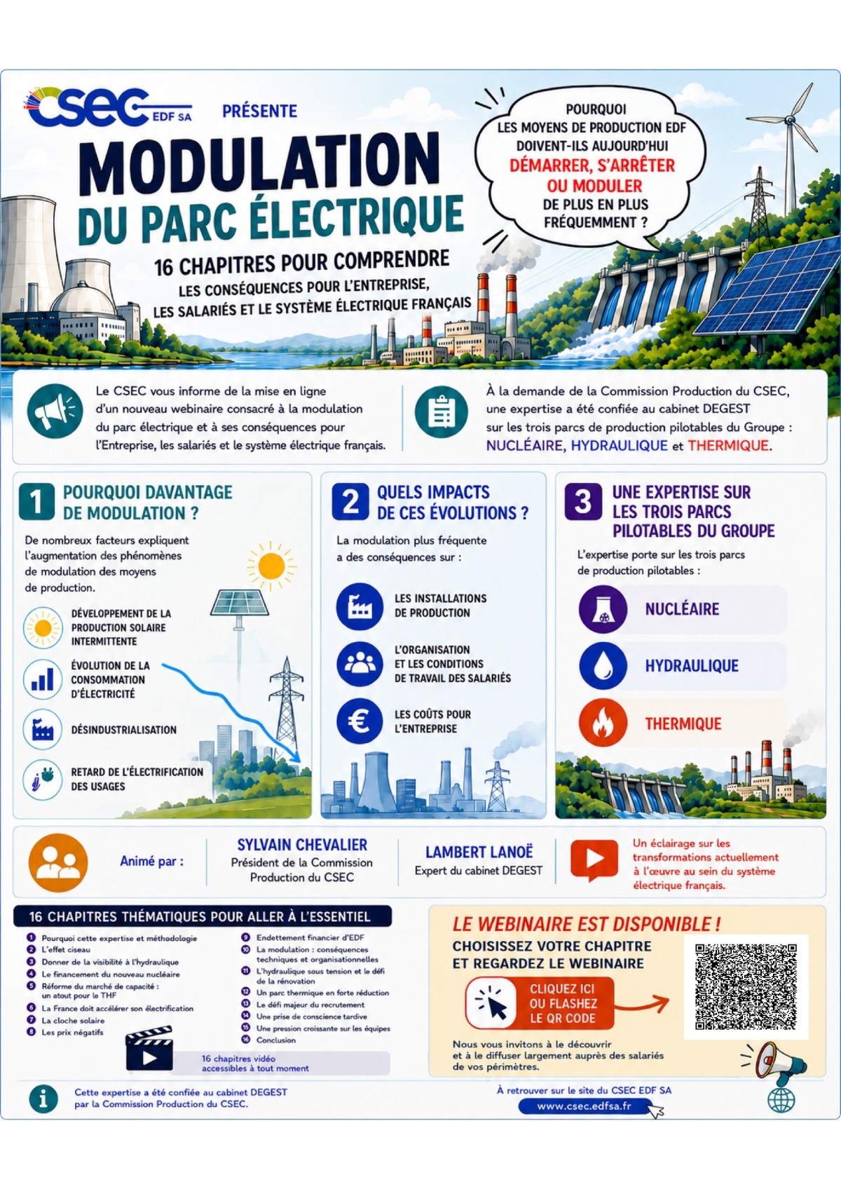 [CSEC EDF SA] — Modulation du parc électrique&nbsp;: 16 chapitres pour comprendre les conséquences pour l’entreprise
